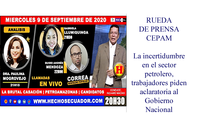 Rueda de Prensa CEPAM- Aclaratoria Gobierno Nacional